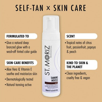 St. Moriz Professional Instant Self Tanning Mousse Dark 10.14 fl oz - New
