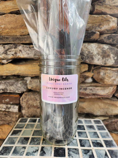 Unique Oils Luxury Incense - Fung Shui Earth (pack of 10)