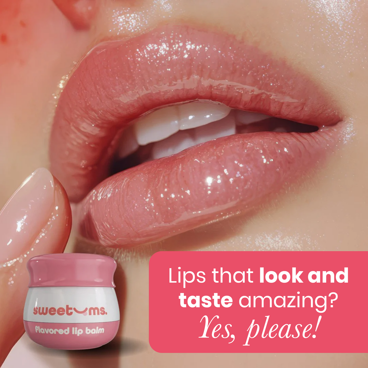 Sweetums Cherry Flavored Lip Balm