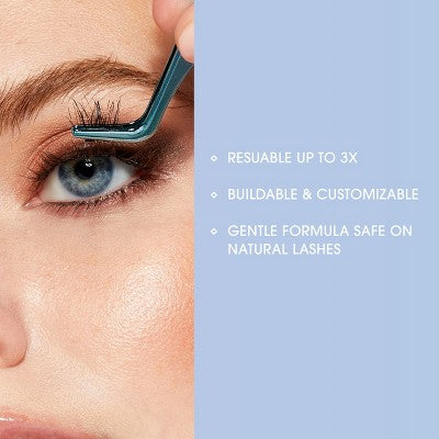 KISS Products Falscara Lash Extension Kit Lengthening Wisps 36ct - Imperfect Box