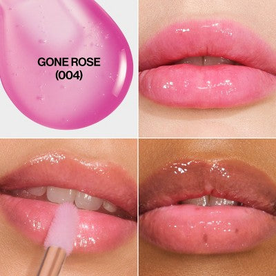 Revlon Super Lustrous Glimmer Lip Oil Moisturizing 004 Gone Rose 0.13 fl oz - New