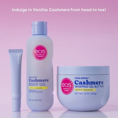 eos Shea Better Cashmere Body Oil Vanilla 6 fl oz - Imperfect Container