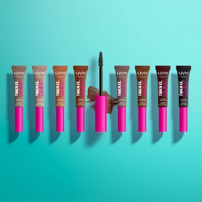 NYX Professional Makeup Thick It Stick It Brow Gel Mascara Brunette 0.23 fl oz - Imperfect Box