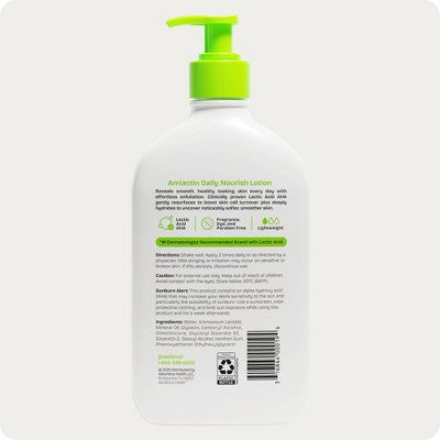 AmLactin Daily Moisturizing Body Lotion Bottle with Pump 14.1oz - NEW