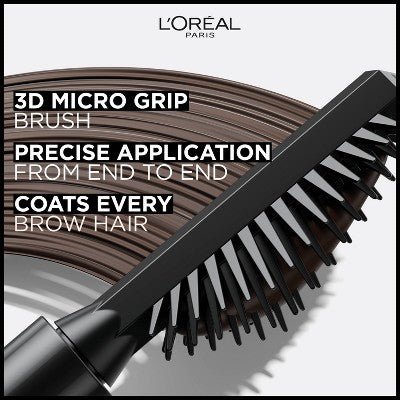 L'Oreal Paris Infallible Brows 24H Volumizing Eyebrow Mascara 5 Brunette 0.13 fl oz - Imperfect Box
