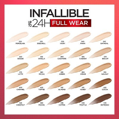 L'Oreal Paris Infallible Full Wear Waterproof Concealer 350 Bisque 0.33 fl oz - New