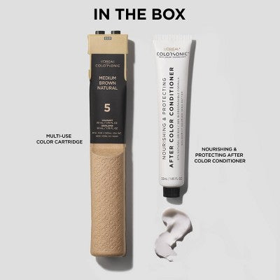L'Oreal Paris Colorsonic Permanent Hair Color Medium Blonde Ash 8.5A - Missing Box