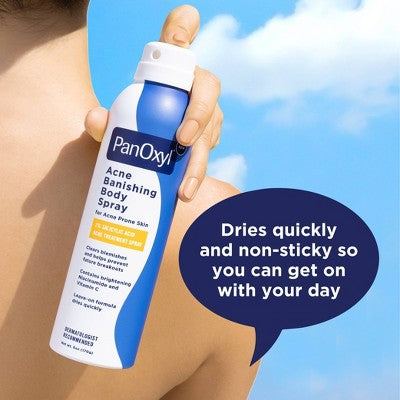 PanOxyl Acne Banishing Body Spray 2% Salicylic Acid 6oz - Imperfect Container