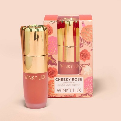Winky Lux Cheeky Rose Liquid Blush Queen 0.21oz - Imperfect Box