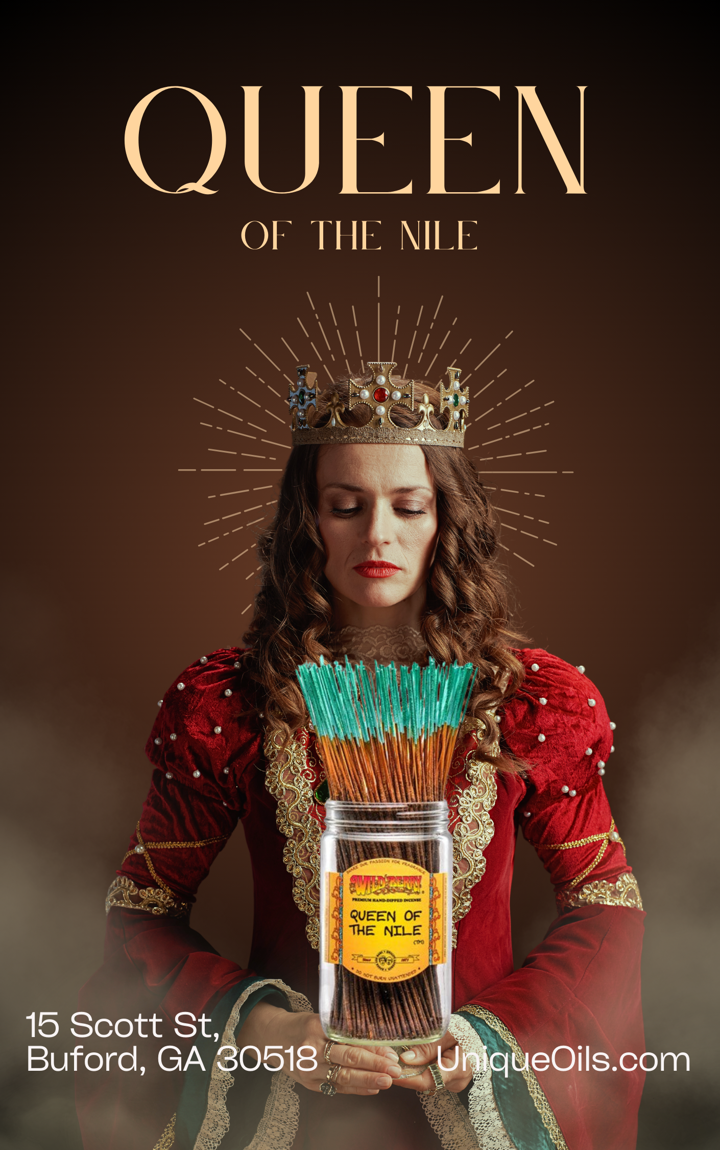 Queen of the Nile Incense Sticks (pack of 50)