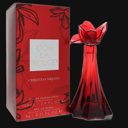 Ooh La Rouge + 0.21 oz Red Lip Gloss By Christian Siriano Perfume for Women